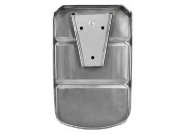 Dispensador manual q-connect de jabon 800 ml acero inoxidable 115x56x179mm