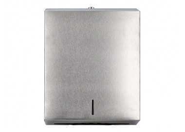 Dispensador q-connect de toallitas de papel acero inoxidable 283x100x365 mm