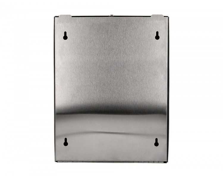 Dispensador q-connect de toallitas de papel acero inoxidable 283x100x365 mm