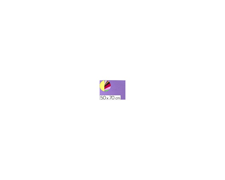 Goma eva liderpapel 50x70cm 60g/m2 espesor 2mm textura toalla lila