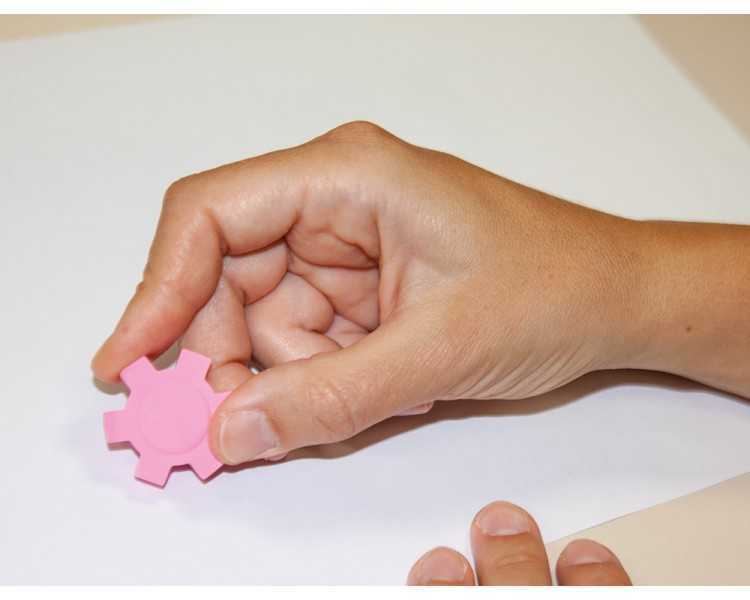 Goma liderpapel mecano con forma de rueda colores surtidos