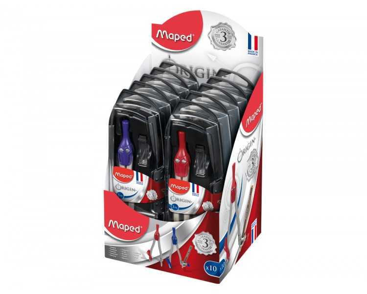 Compas maped 305811 con adaptador y estuche de minas
