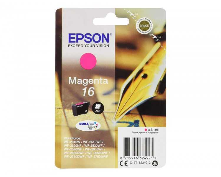 Ink-jet epson 16 wf2010w wf2510wf wf2520nf wf2530wf wf2540wf magenta 175 pag