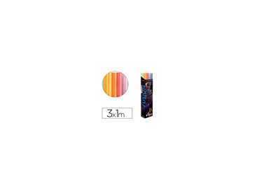 Papel kraft fusion 1x3 mt expositor 24 rollos colores surtidos Papel kraft fusion 1x3 mt expositor 24 rollos colores surtidos