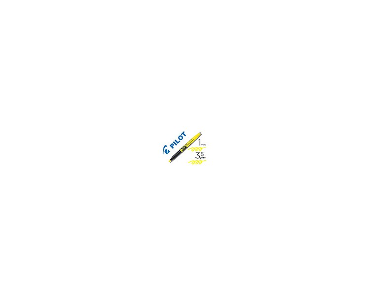 Rotulador pilot frixion light fluorescente borrable punta defibra color amarillo