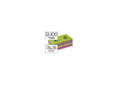 Bloc de notas adhesivas quita y pon post-it super stick ultra 76x76 mm pack de 12 bloc verde rosa amarilla Bloc de notas adhesivas quita y pon post-it super stick ultra 76x76 mm pack de 12 bloc verde rosa amarilla