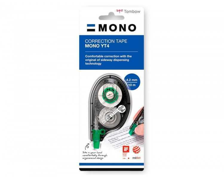 Corrector tombow mono ct-yt4 cinta 4,2 mm x 10 mt