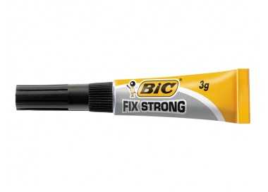 Pegamento bic fix strong 3 gr adhesivo extra fuerte