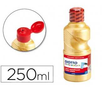 Tempera liquida giotto escolar 250 ml metalizada oro