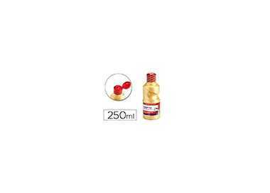 Tempera liquida giotto escolar 250 ml metalizada oro