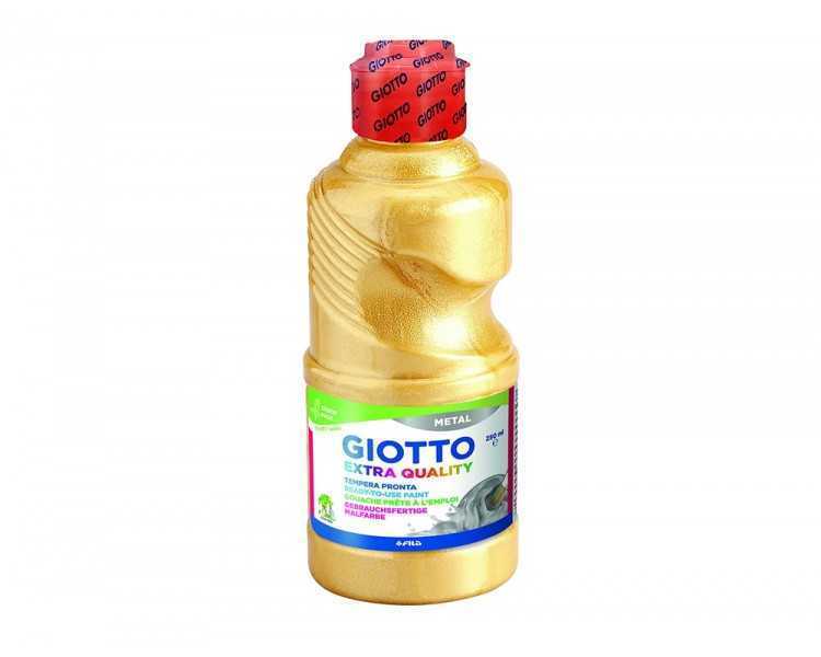 Tempera liquida giotto escolar 250 ml metalizada oro