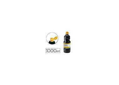 Tempera liquida giotto escolar lavable 1000 ml negra