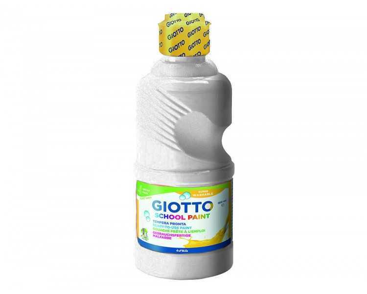 Tempera liquida giotto escolar lavable 1000 ml blanco