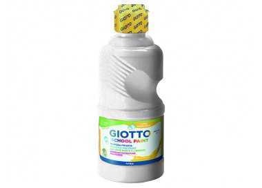 Tempera liquida giotto escolar lavable 1000 ml blanco