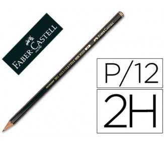 Lapices de grafito faber 9000 2h unidad