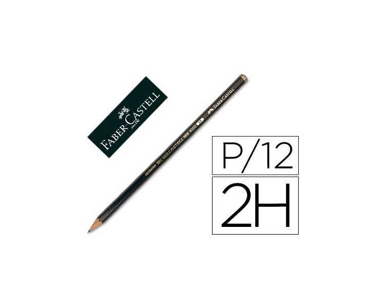 Lapices de grafito faber 9000 2h unidad