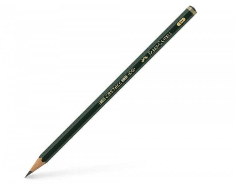 Lapices de grafito faber 9000 2h unidad
