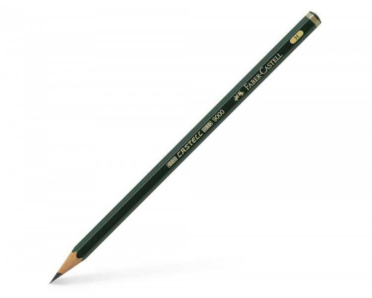 Lapices de grafito faber 9000 h unidad