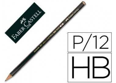Lapices de grafito faber 9000 hb unidad