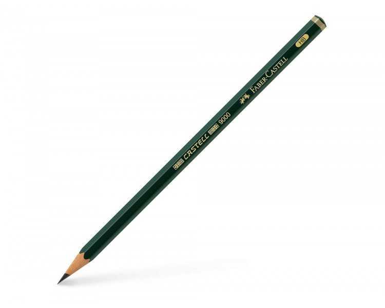 Lapices de grafito faber 9000 hb unidad