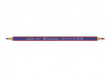 Lapices bicolor faber castell fino hexagonal rojo/azul unidad