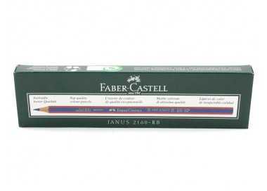 Lapices bicolor faber castell fino hexagonal rojo/azul unidad