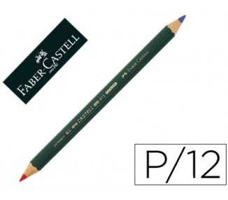 Lapices bicolor faber castell goldfaber rojo/azul unidad