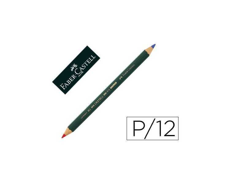 Lapices bicolor faber castell goldfaber rojo/azul unidad