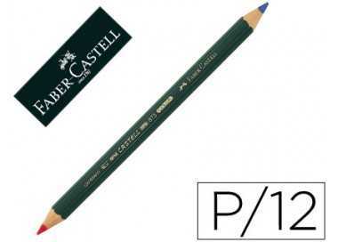 Lapices bicolor faber castell goldfaber rojo/azul unidad