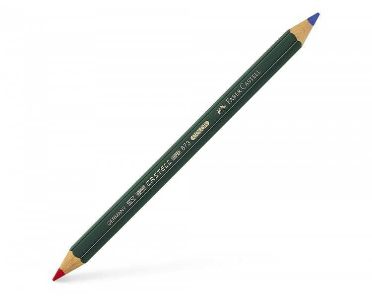 Lapices bicolor faber castell goldfaber rojo/azul unidad