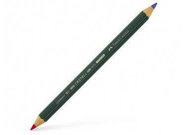 Lapices bicolor faber castell goldfaber rojo/azul unidad