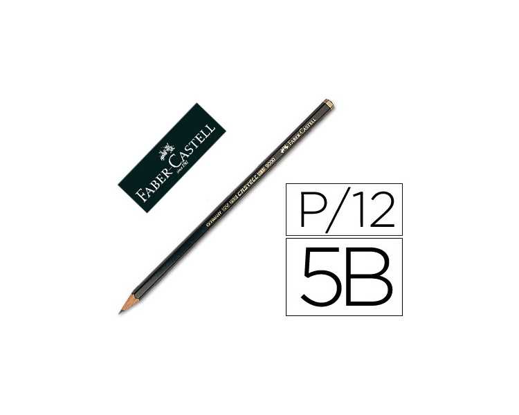 Lapices de grafito faber 9000 5b unidad