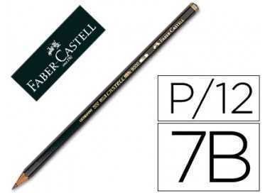 Lapices de grafito faber 9000 7b unidad