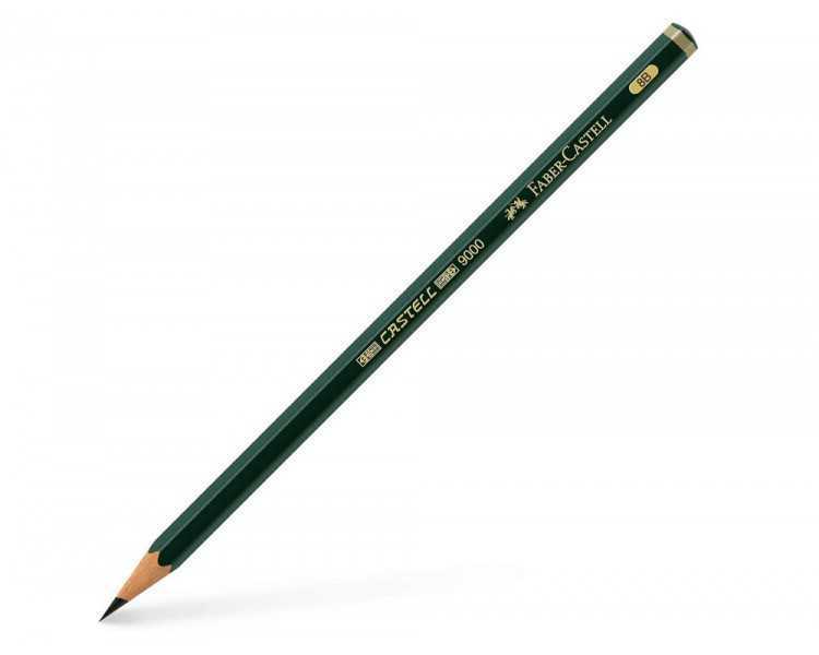 Lapices de grafito faber 9000 8b unidad