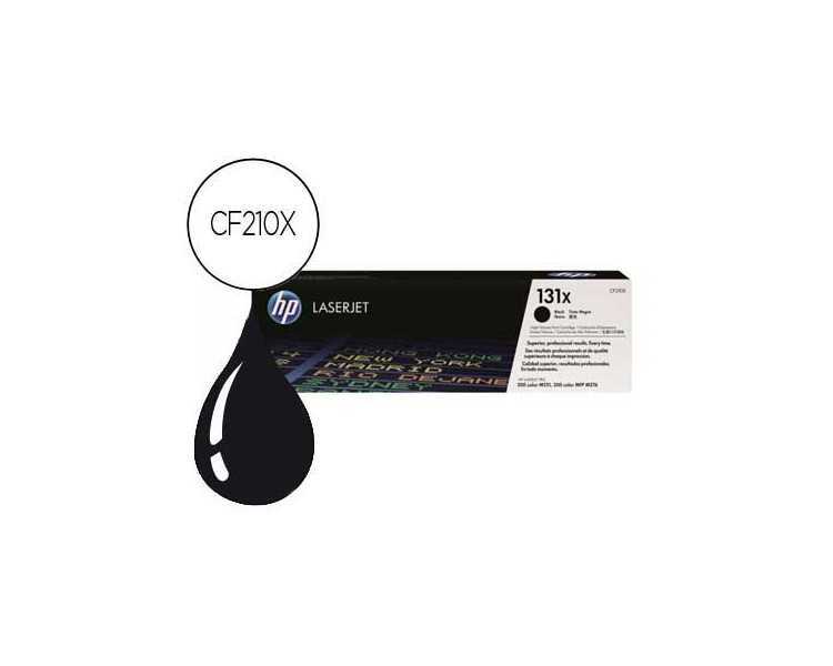 Toner hp 131x laserjet pro 200/ m251 cf210x negro 2400 pag