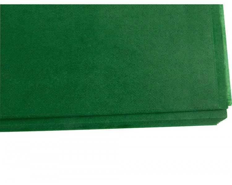 Papel seda liderpapel verde oscuro 52x76cm 18 gr/m2 paquete de 25 hojas