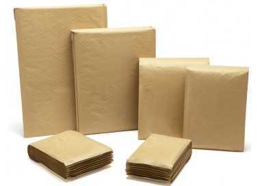 Sobre burbujas crema q-connect k/7 350 x 470 mm caja de 50