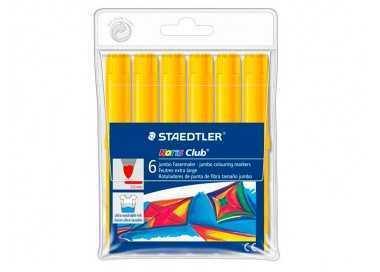 Rotulador staedtler color jumbo trazo 3 mm unicolor amarillo Rotulador staedtler color jumbo trazo 3 mm unicolor amarillo