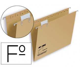 Carpeta colgante fade folio visor superior kraft eco