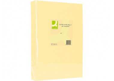 Papel color q-connect din a3 80gr champagne paquete de 500 hojas Papel color q-connect din a3 80gr champagne paquete de 500 hojas