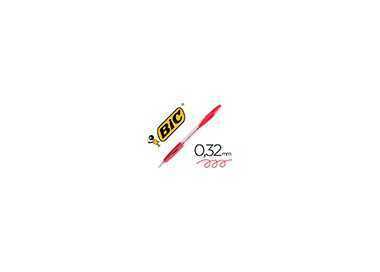 Boligrafo bic atlantis rojo retractil tinta aceite punta de 1 mm