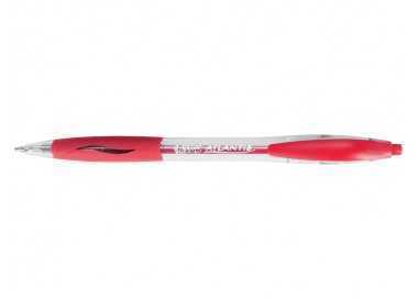 Boligrafo bic atlantis rojo retractil tinta aceite punta de 1 mm