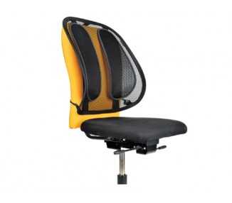 Respaldo ergonomico fellowes mesh office suites con apoyo lumbar completo sistema tensor ajustable