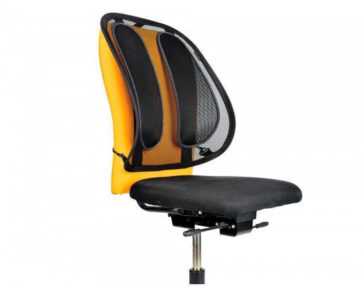 Respaldo ergonomico fellowes mesh office suites con apoyo lumbar completo sistema tensor ajustable