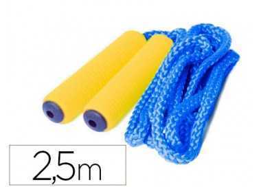Cuerda individual amaya en polipropileno trenzado en 16 usos con mango foam 2.5 m