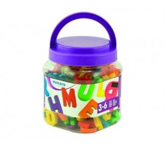 Juego miniland letras mayusculas magneticas bote de 154 piezas