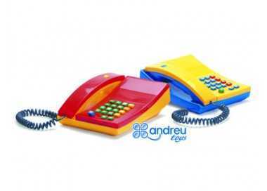 Juego dantoy telefono con teclas y sonido 18x19x8 cm