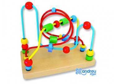 Juego andreutoys laberinto manipulacion para psicomotrocidad fina 23x19x13 cm