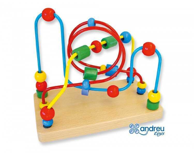 Juego andreutoys laberinto manipulacion para psicomotrocidad fina 23x19x13 cm