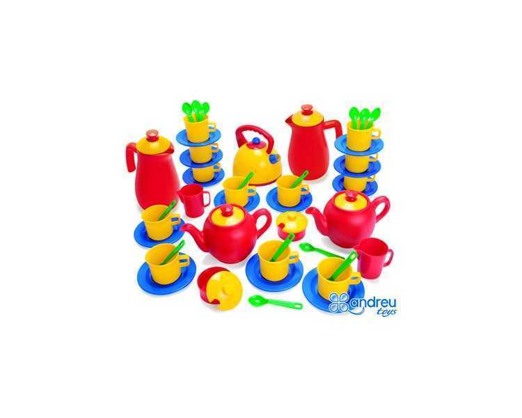 Juego dantoy vajilla 12 servicios 82 piezas 29x38x9 cm